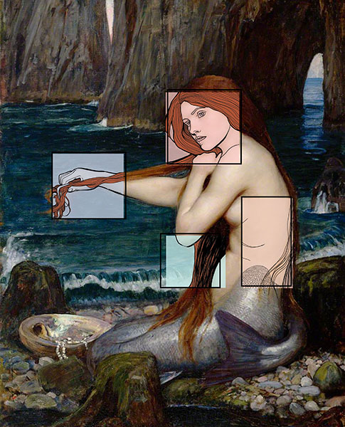 Camiseta Obras de arte - Waterhouse
