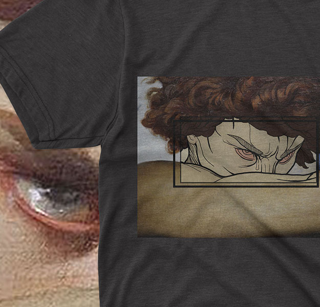 Mock-up Camiseta obra de arte - Cabanel
