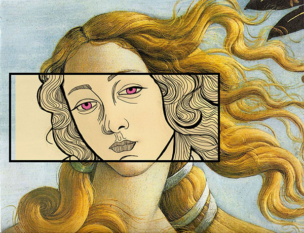 Diseño obra de arte - Botticelli
